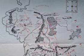 A map of Middle Earth