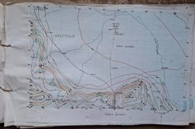 A Topographic map showing an area of Middle Earth