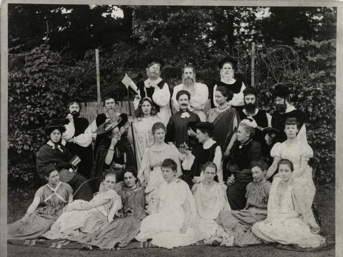 The apple of discord, an early play performed at LMH (1892)