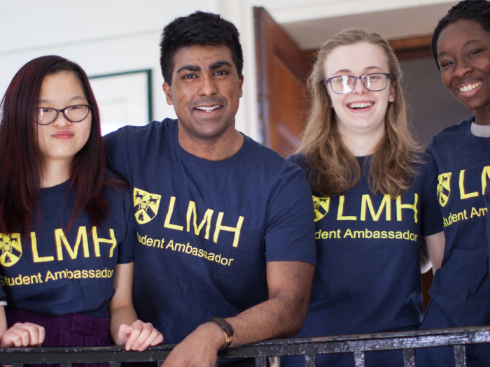 LMH student ambassadors (photo credit: Ben Robinson)