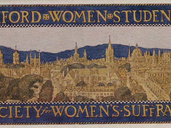 Oxford Suffrage banner
