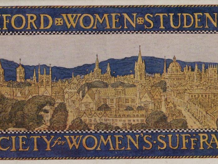 Oxford Suffrage banner