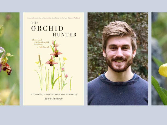 Leif Bersweden and his new book, The Orchid Hunter