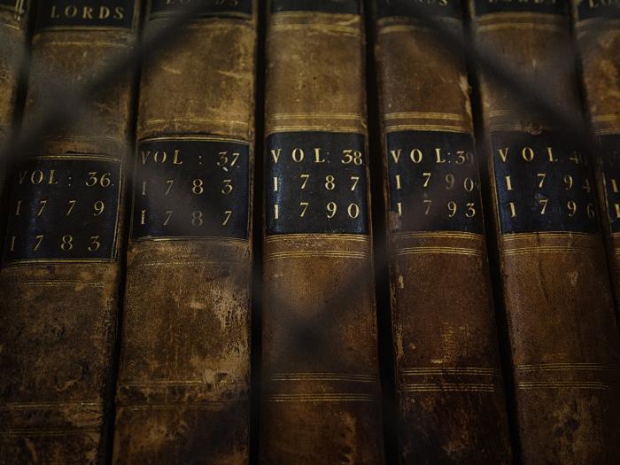 Books in LMH library, Oxford