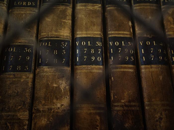 Books in LMH library, Oxford