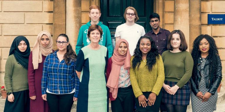 LMH Foundation Year cohort with Vice-Chancellor (Photo credit: Ali Pearson)