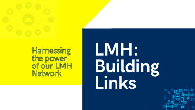 Graphic advertising LMH Building Links