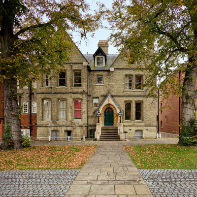 A photo of a victorian building
