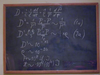 Einstein's blackboard