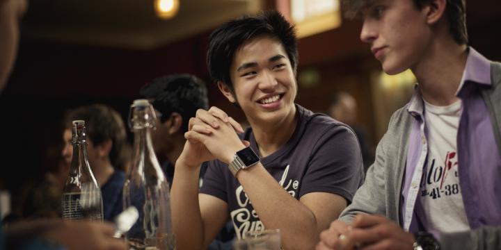 Students in the LMH Dining Hall