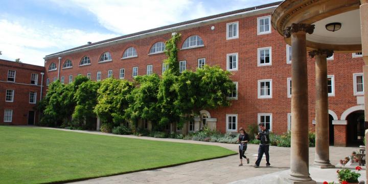 Talbot Quad, from Talbot Hall, LMH